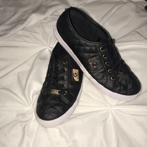 Black Backer Lace Up Sneakers